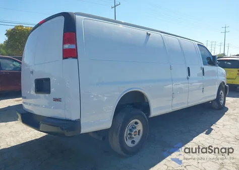 2023 GMC Savana Cargo Rwd 2500 Extended Wheelbase Work Van from USA, damaged, VIN 1GTW7BFP7P1168888
